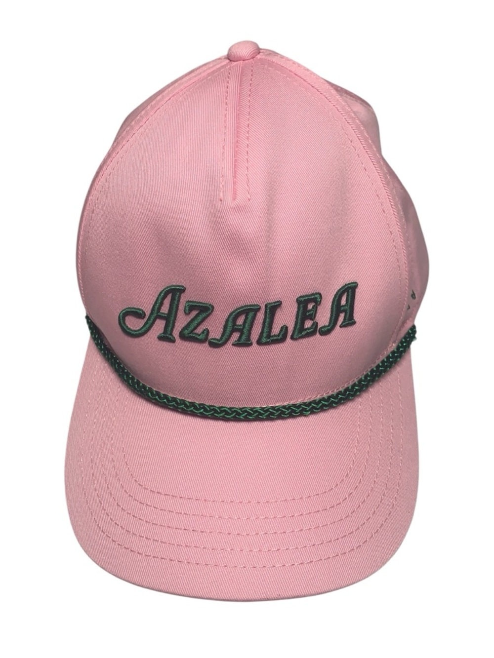Azalea Masters Pink & Green Embroidered Logo Cap with Braided Trim (UnisexAdult)